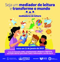 Curso de formação de mediadores de leitura