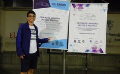 Representante discente Jusmenne Jasão Melo da Silva, ENEBD 2018, Rio de Janeiro - RJ.