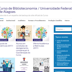 Site do Curso de Biblioteconomia migra para o portal do Instituto de Ciências Humanas, Comunicação e Artes
