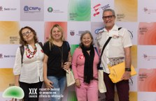 Profa. Virgínia Bentes Pinto (UFC), Profa. Rosaline Mota (UFAL), Profa. Nelma Camêlo (UFAL) e Prof. Francisco Cunha (UFBA), XIX ENANCIB, Londrina, 2018.