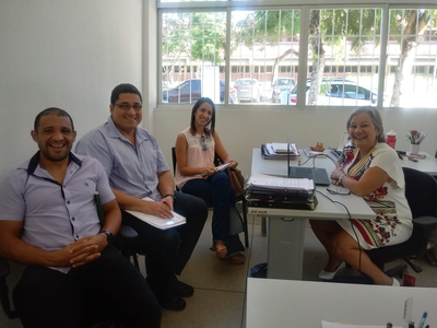 Diretor do IFAL/Marechal Deodoro e Coordenadora do Curso de Biblioteconomia