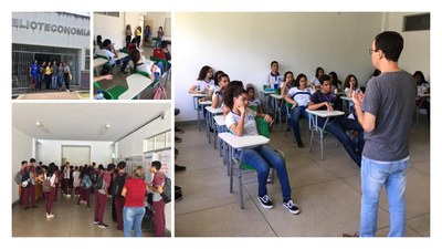 Visita dos Alunos ao Curso de Biblioteconomia da UFAL