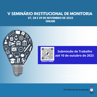 V Seminário Institucional de Monitoria da UFAL