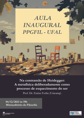 Aula Inaugural do Mestrado em Filosofia - 2024 - Prof. Dr. Enéias Forlin