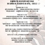 Semana de recepção aos feras do curso de Filosofia da UFAL - 2023.2