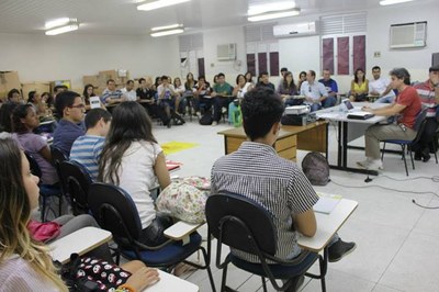 Primeiro dia do II Seminário de Avaliação do Curso de Comunicação, organizado pelo DAFN, em acordo com o colegiado do curso. Foto: DAFN