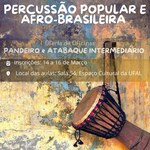 Laboratório de Percussão Popular e Afro-Brasileira - inscrições