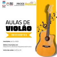 Inscrições: Oficina de Violão