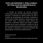 Nota de Repúdio à toda Forma de Violação da Democracia Brasileira
