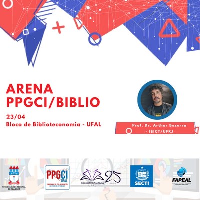 Prof. Dr. Arthur Bezerra (PPGCI/IBICT) - conferencista da Aula Magna.