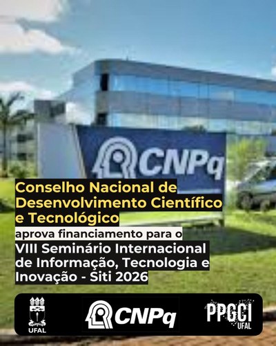 Fonte: Instagram @ppgciufal.