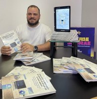 Egresso do PPGCI,  Júlio Augusto Enders, lança livro no Sebrae Startup Day