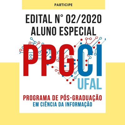 Edital nº 02/2020 - PPGCI/UFAL.