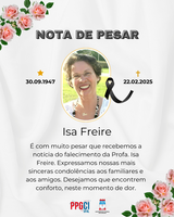 Nota de pesar pelo falecimento da Professora Isa Feire