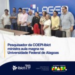 Pesquisador da COEPI-Ibict ministra aula magna na Universidade Federal de Alagoas