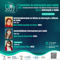 Seminário de Informação para a Saúde será realizado via canal do PPGCI/UFAL