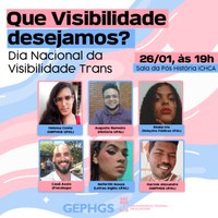 Mesa-redonda: Dia Nacional da Visibilidade Trans