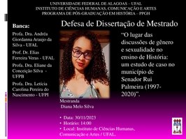 Defesa de Dissertação - Diana Melo Silva