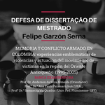 Defesa de Dissertação - Felipe Garzón Serna