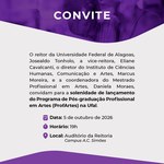 Lançamento oficial do edital de Seleção do PROFARTES UFAL
