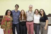 Docentes na solenidade de abertura