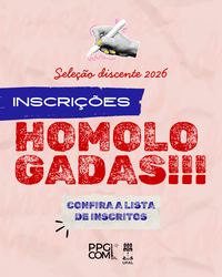 Processo seletivo 2026: homologação das inscrições