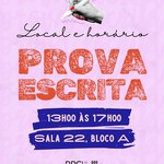 Prova escrita nesta sexta-feira (16): confira local e horário