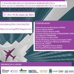 3º Encontro do GT de Filosofia Hermenêutica - ANPOF