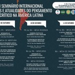 I Seminário Internacional: "Crises" e atualidade do pensamento crítico na América Latina