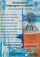 VII Encontro Linguagem e Cognição - 14 a 16 de dezembro de 2020